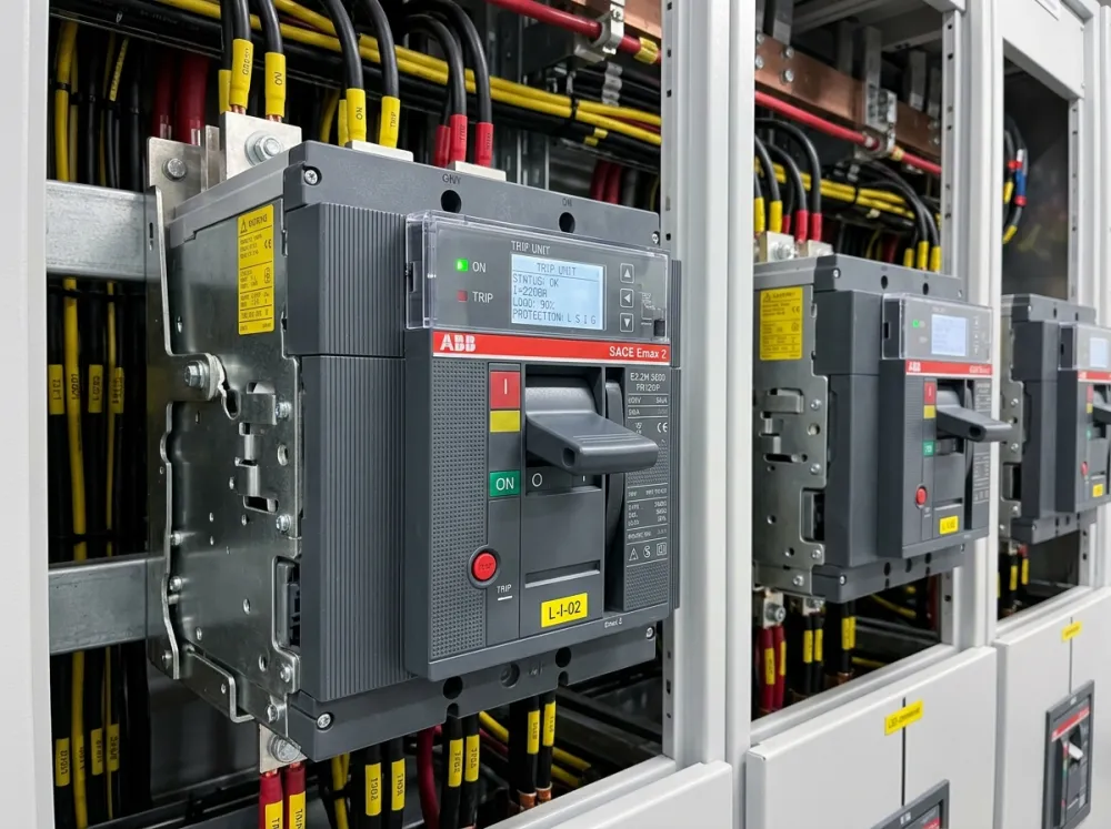 Industrial circuit breakers and switchgear